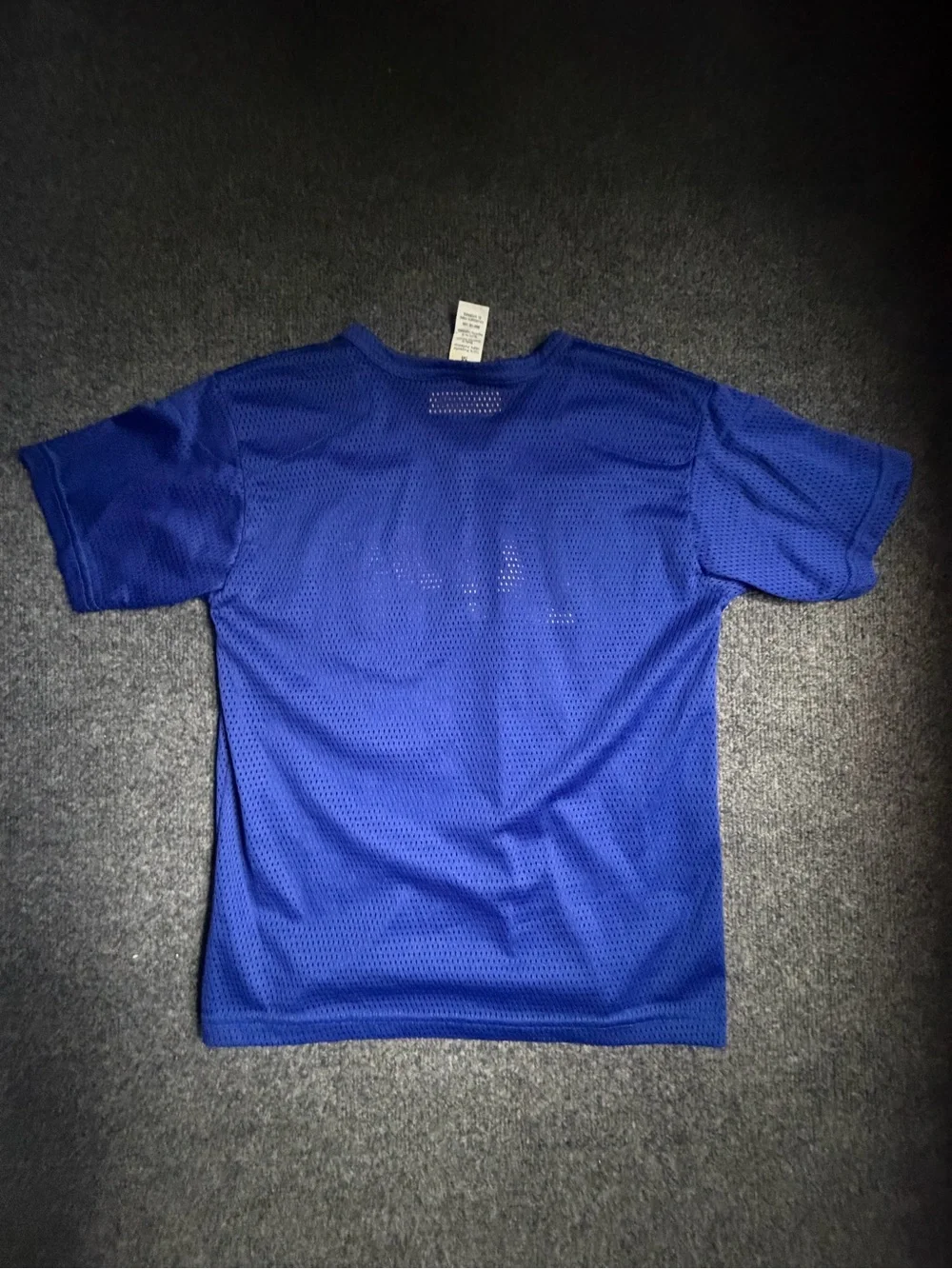 Vintage Giants Blue Kids' Short Sleeve Mesh Jersey